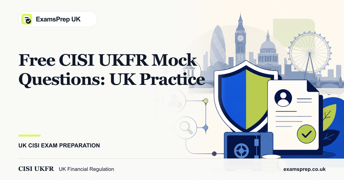 Free CISI UKFR Mock Exam Questions 2026: 5 Sample Questions with Answers