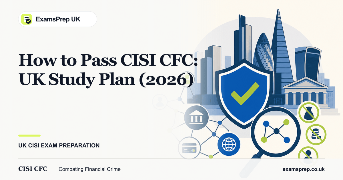 How to Pass the CISI CFC (Combating Financial Crime) Exam: Complete 2026 Study Guide