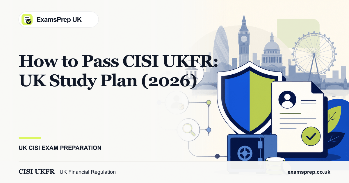 How to Pass the CISI UKFR (UK Financial Regulation) Exam: Complete 2026 Study Guide